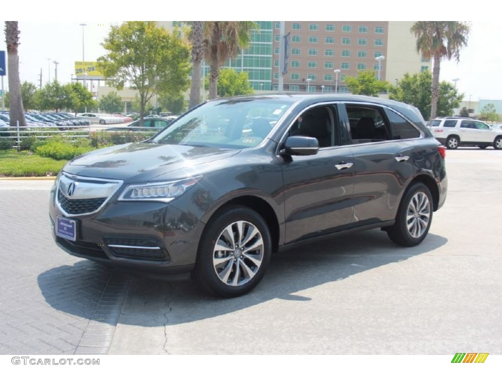 2015 MDX SH-AWD Technology - Graphite Luster Metallic / Ebony photo #3