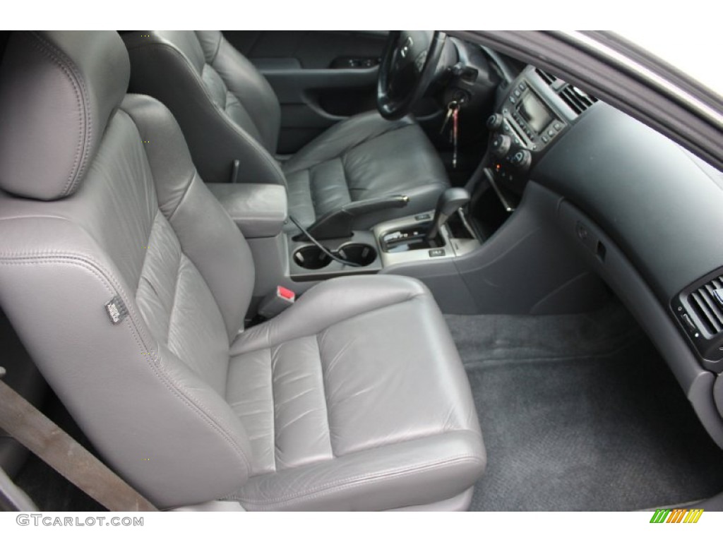 2006 Accord EX V6 Coupe - Alabaster Silver Metallic / Gray photo #31