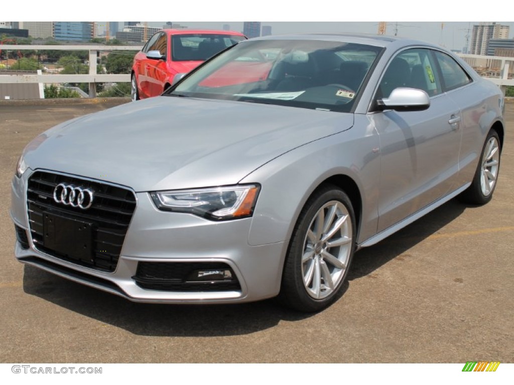 Floret Silver Metallic 2015 Audi A5 Premium Plus quattro Coupe Exterior Photo #95901202