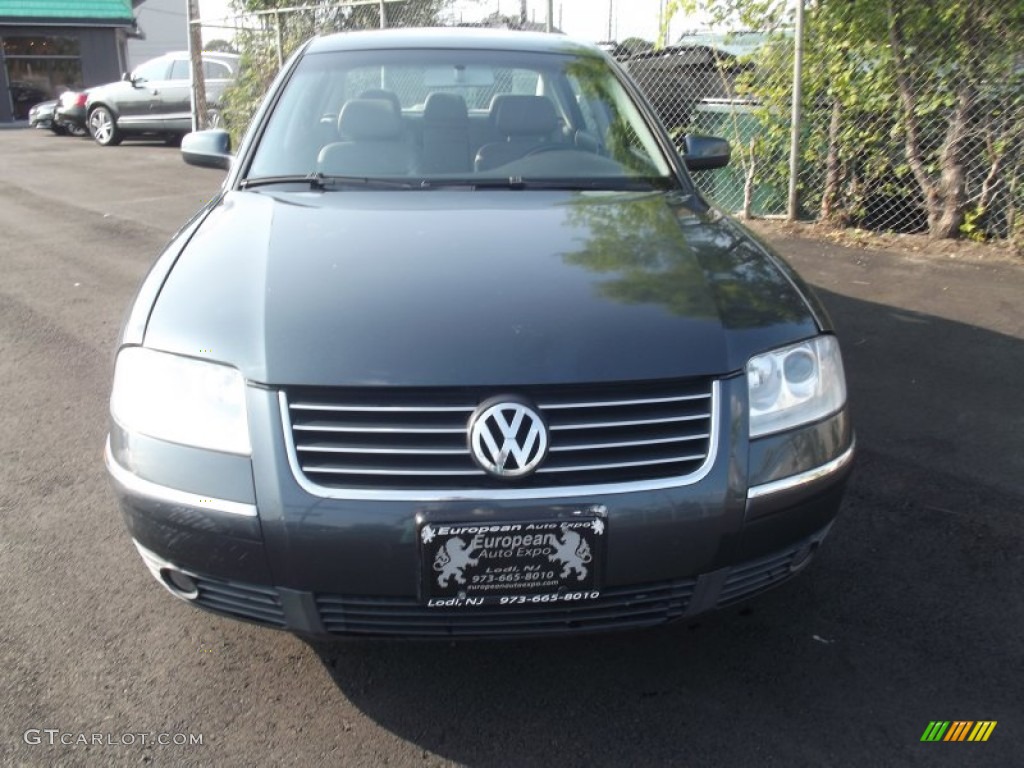 2003 Passat GLS Sedan - Blue Anthracite Pearl / Beige photo #7