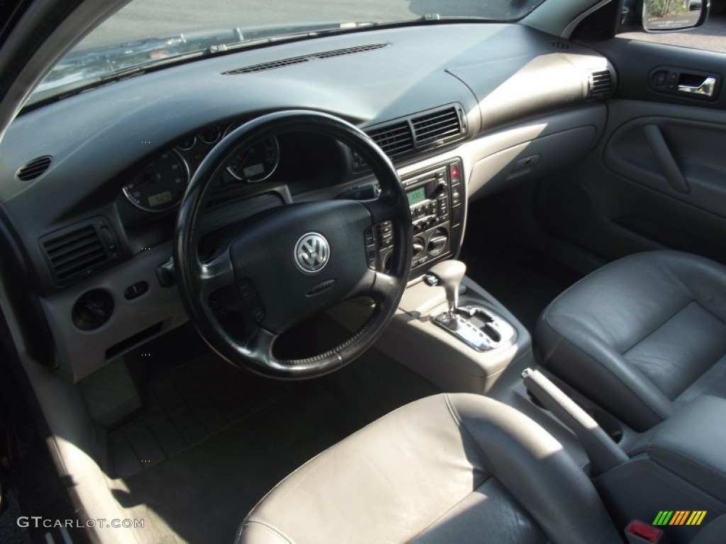 2003 Passat GLS Sedan - Blue Anthracite Pearl / Beige photo #8