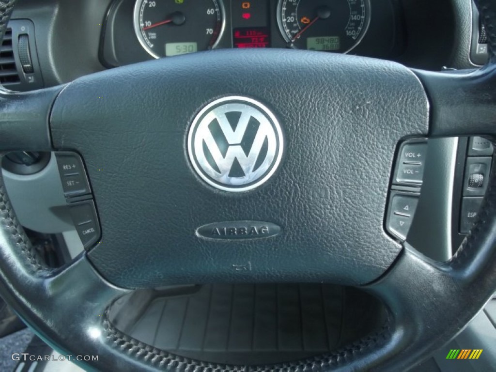 2003 Passat GLS Sedan - Blue Anthracite Pearl / Beige photo #18
