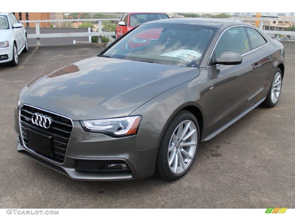 Dakota Gray Metallic 2015 Audi A5 Premium Plus quattro Coupe Exterior Photo #95901628