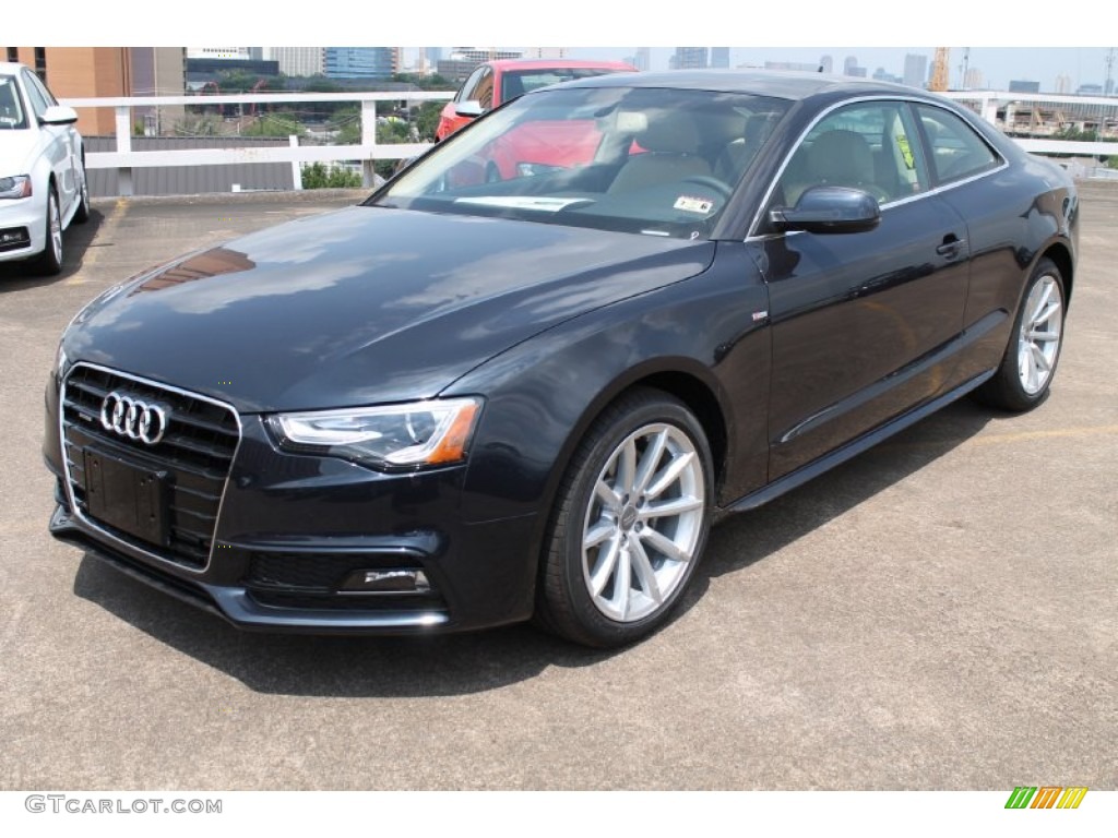 Utopia Blue Metallic 2015 Audi A5 Premium Plus quattro Coupe Exterior Photo #95902075