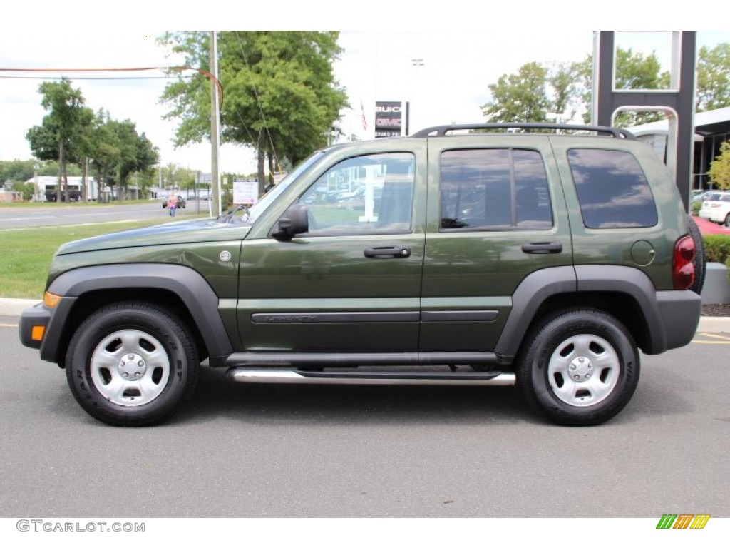 Jeep Green Metallic 2007 Jeep Liberty Sport 4x4 Exterior Photo #95902432