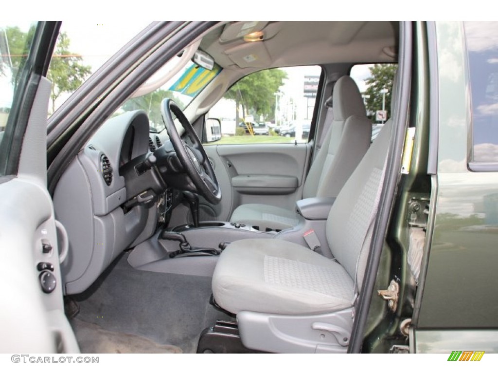 Medium Slate Gray Interior 2007 Jeep Liberty Sport 4x4 Photo #95902529