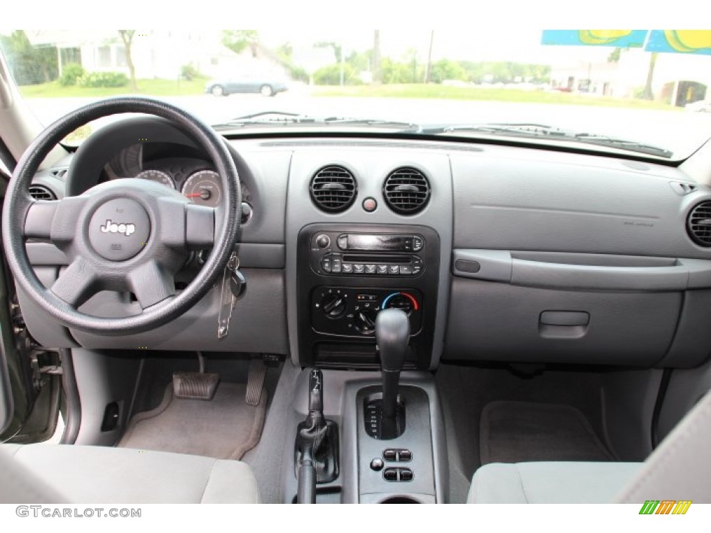 2007 Jeep Liberty Sport 4x4 Medium Slate Gray Dashboard Photo #95902549