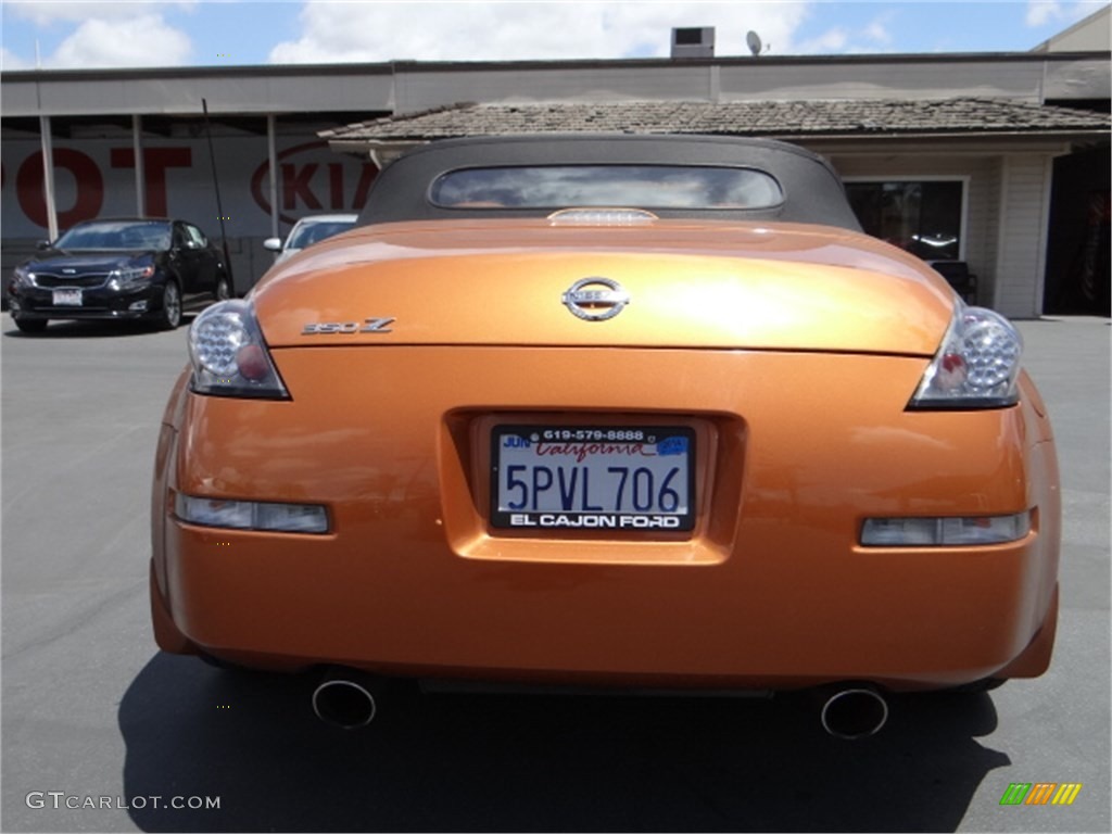 2005 350Z Grand Touring Roadster - Le Mans Sunset Metallic / Charcoal photo #7