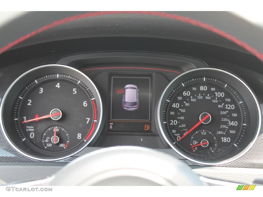 2015 Volkswagen Golf GTI 4-Door 2.0T S Gauges Photo #95905897