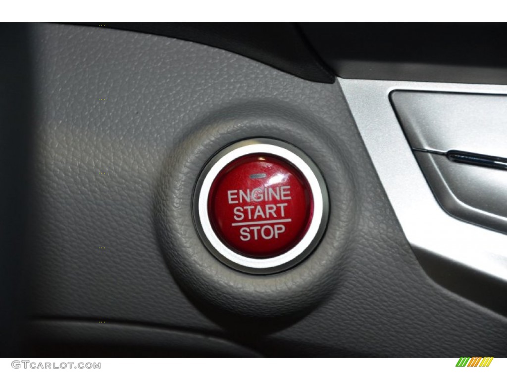 2014 Accord EX Sedan - Obsidian Blue Pearl / Gray photo #17