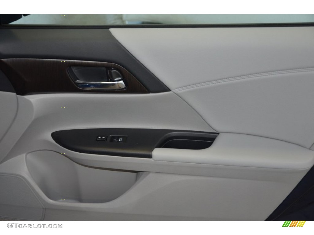 2014 Accord EX Sedan - Obsidian Blue Pearl / Gray photo #28