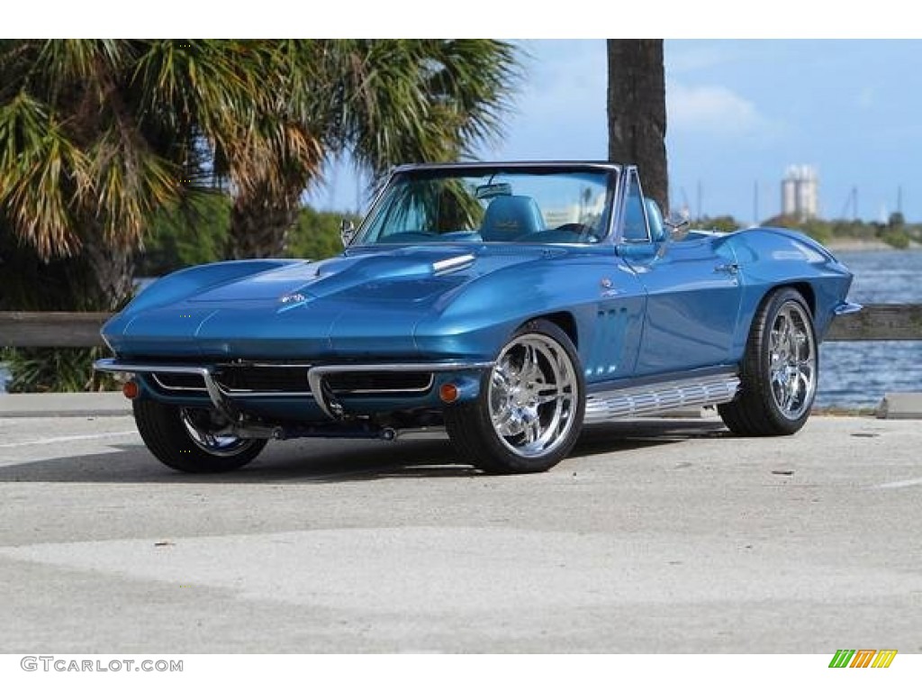 1965 Corvette Sting Ray Convertible Ralph Eckler Signature Corvette - Nassau Blue / Bright Blue photo #1