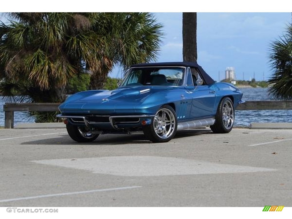 1965 Corvette Sting Ray Convertible Ralph Eckler Signature Corvette - Nassau Blue / Bright Blue photo #2