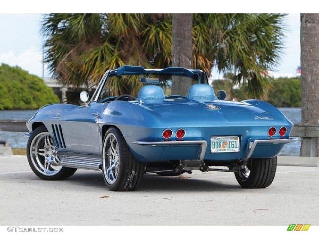 1965 Corvette Sting Ray Convertible Ralph Eckler Signature Corvette - Nassau Blue / Bright Blue photo #4