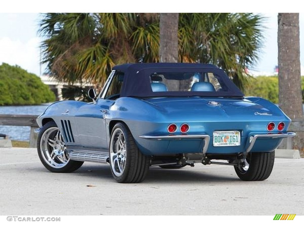 1965 Corvette Sting Ray Convertible Ralph Eckler Signature Corvette - Nassau Blue / Bright Blue photo #5
