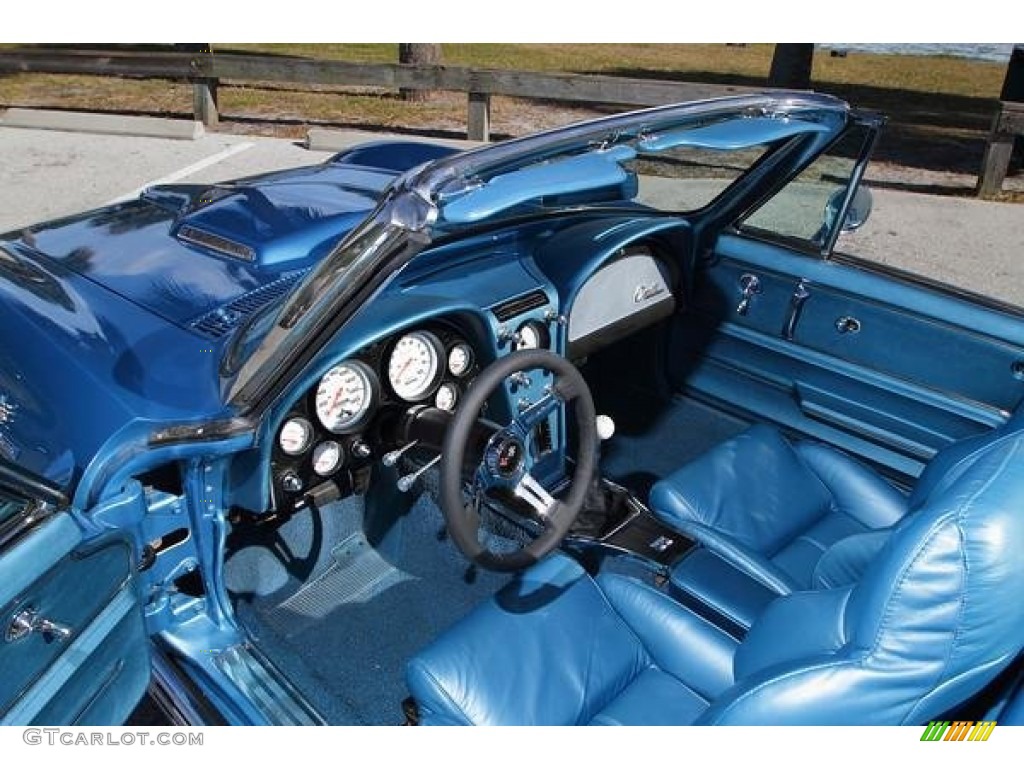 1965 Corvette Sting Ray Convertible Ralph Eckler Signature Corvette - Nassau Blue / Bright Blue photo #6