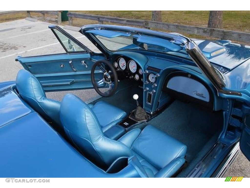 1965 Corvette Sting Ray Convertible Ralph Eckler Signature Corvette - Nassau Blue / Bright Blue photo #7