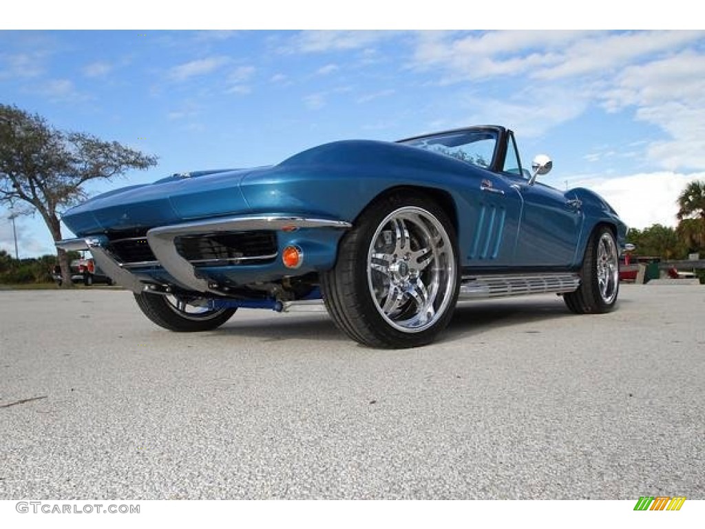 Nassau Blue 1965 Chevrolet Corvette Sting Ray Convertible Ralph Eckler Signature Corvette Exterior Photo #95907115