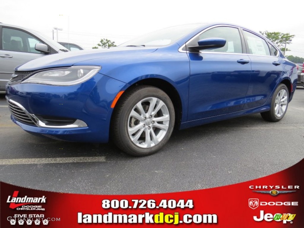 2015 Vivid Blue Pearl Chrysler 200 Limited 95906559