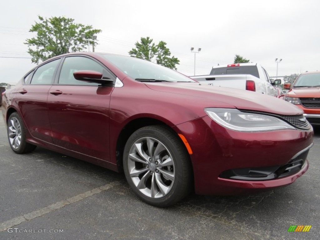 Velvet Red Pearl 2015 Chrysler 200 S Exterior Photo #95907655