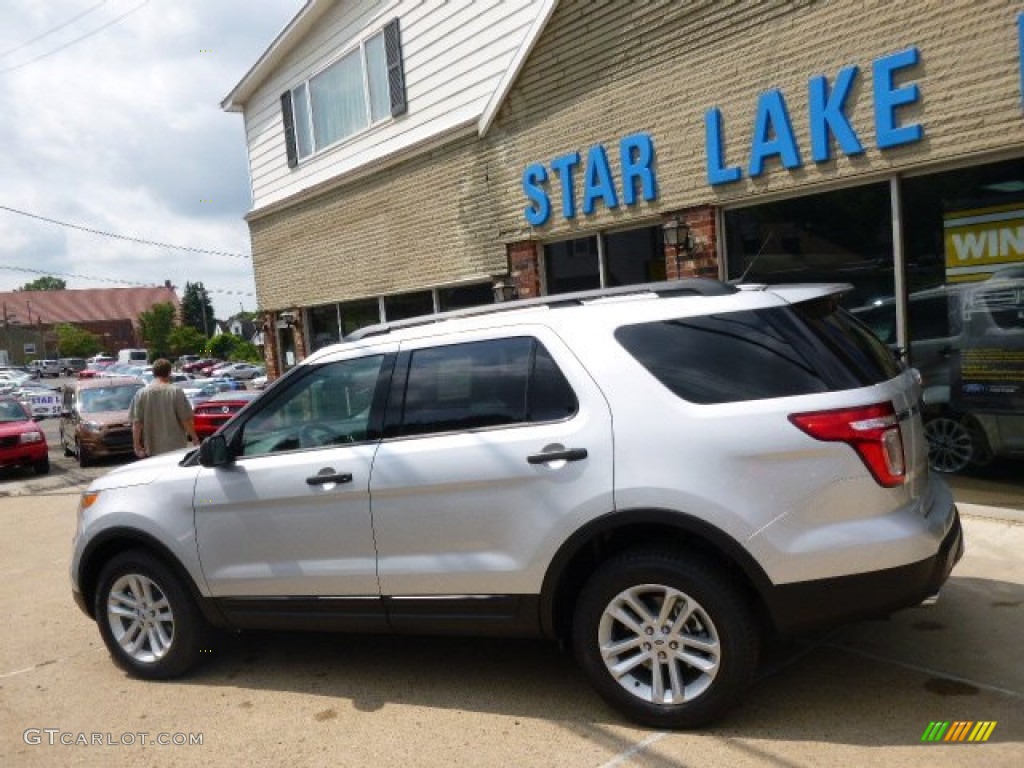 2015 Explorer 4WD - Ingot Silver / Medium Light Stone photo #7