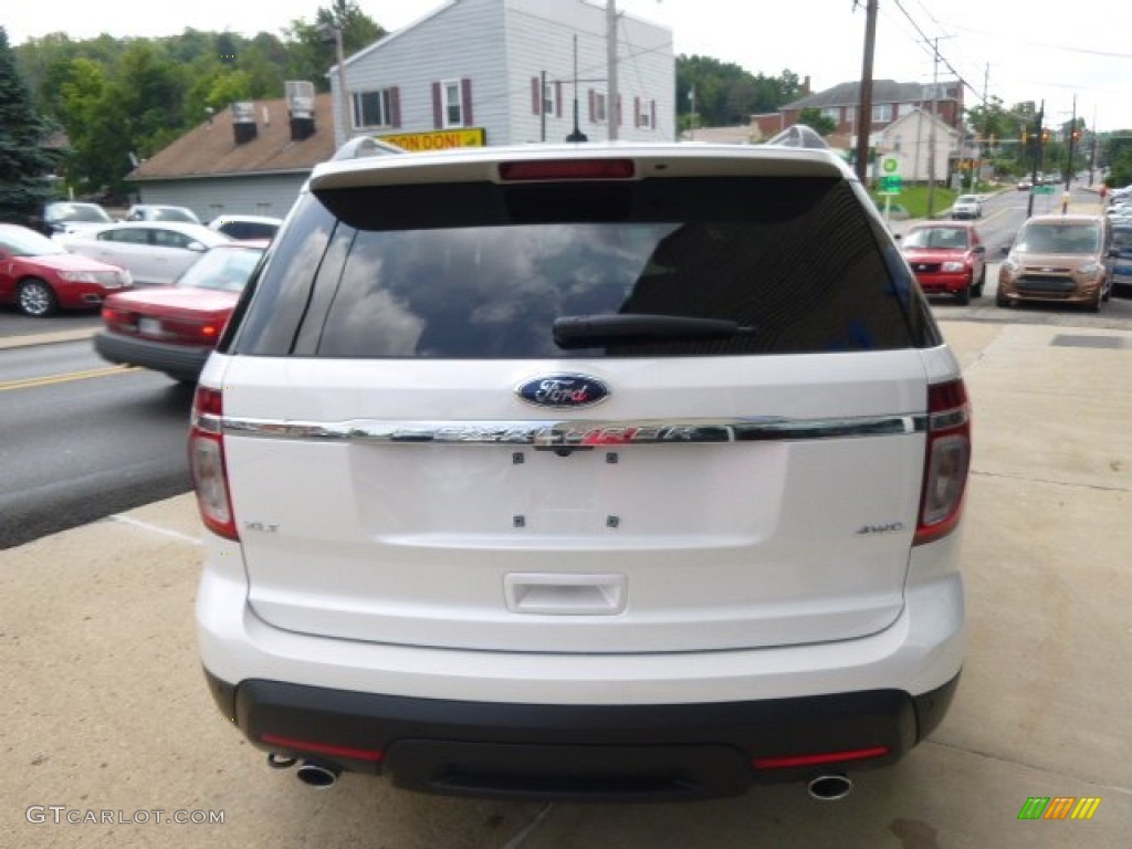 2015 Explorer XLT 4WD - White Platinum / Medium Light Stone photo #5