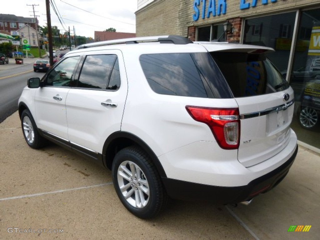2015 Explorer XLT 4WD - White Platinum / Medium Light Stone photo #6