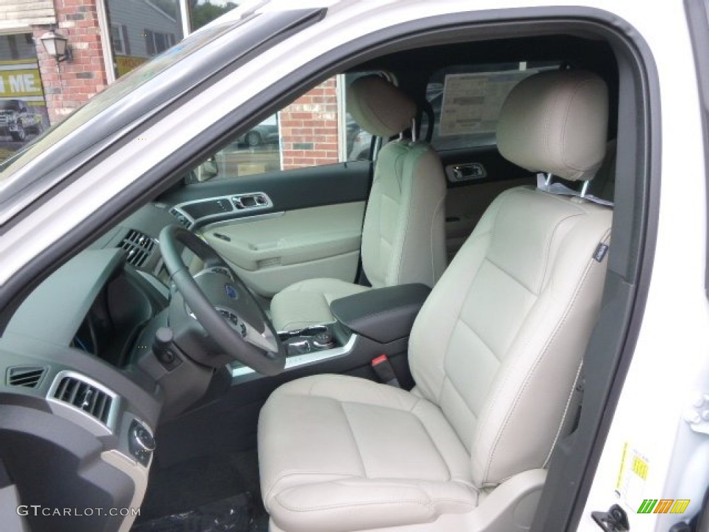 2015 Explorer XLT 4WD - White Platinum / Medium Light Stone photo #9