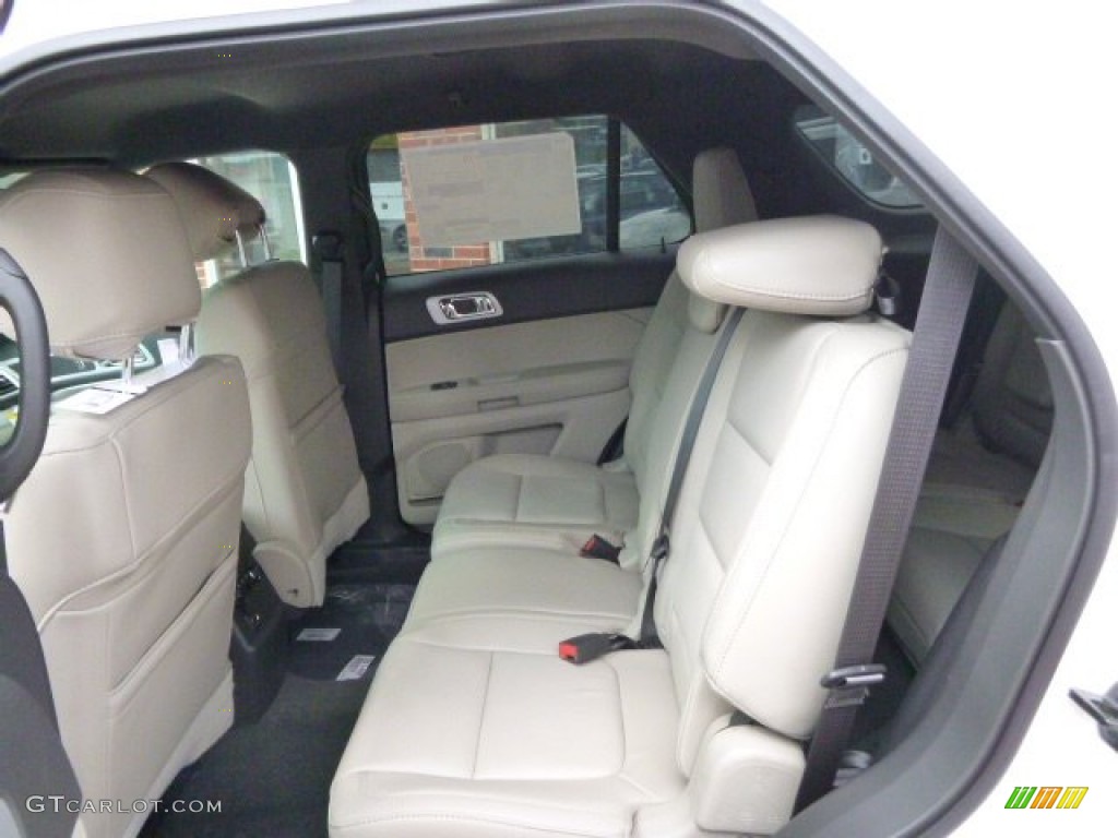 2015 Explorer XLT 4WD - White Platinum / Medium Light Stone photo #10