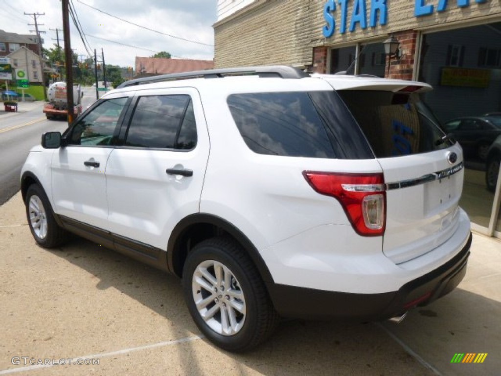 2015 Explorer 4WD - Oxford White / Medium Light Stone photo #7