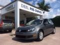 United Gray Metallic 2011 Volkswagen Golf 4 Door