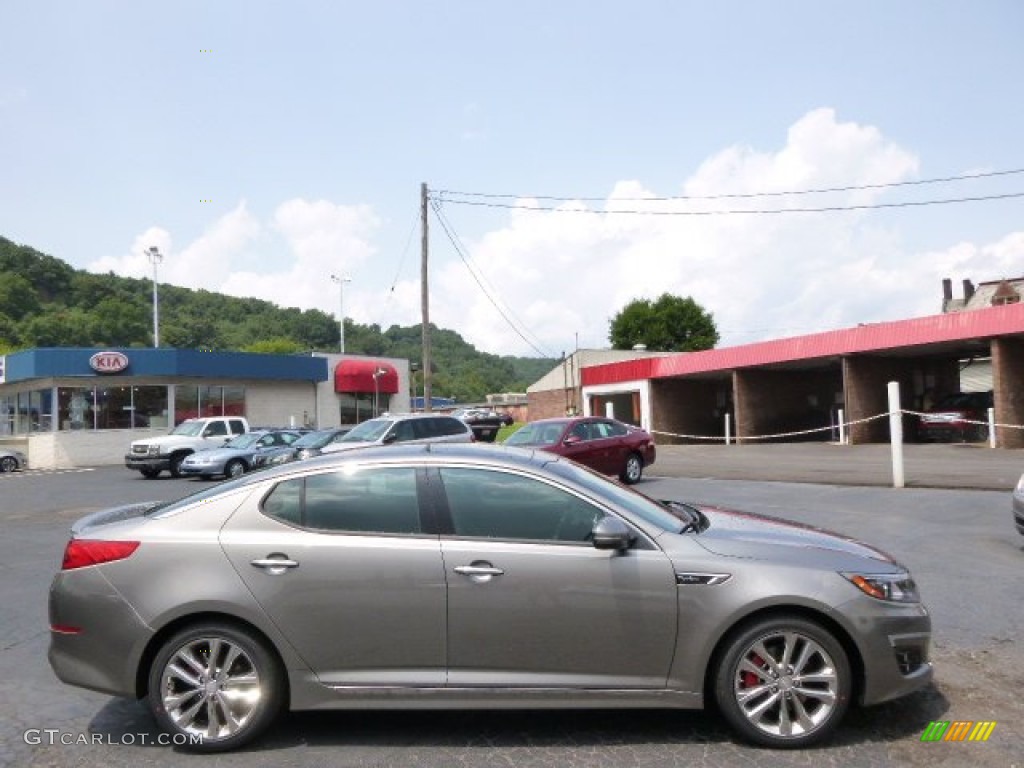 2015 Optima SX Turbo - Titanium Metallic / Black photo #1