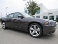 2014 Granite Crystal Metallic Dodge Charger R/T  photo #4