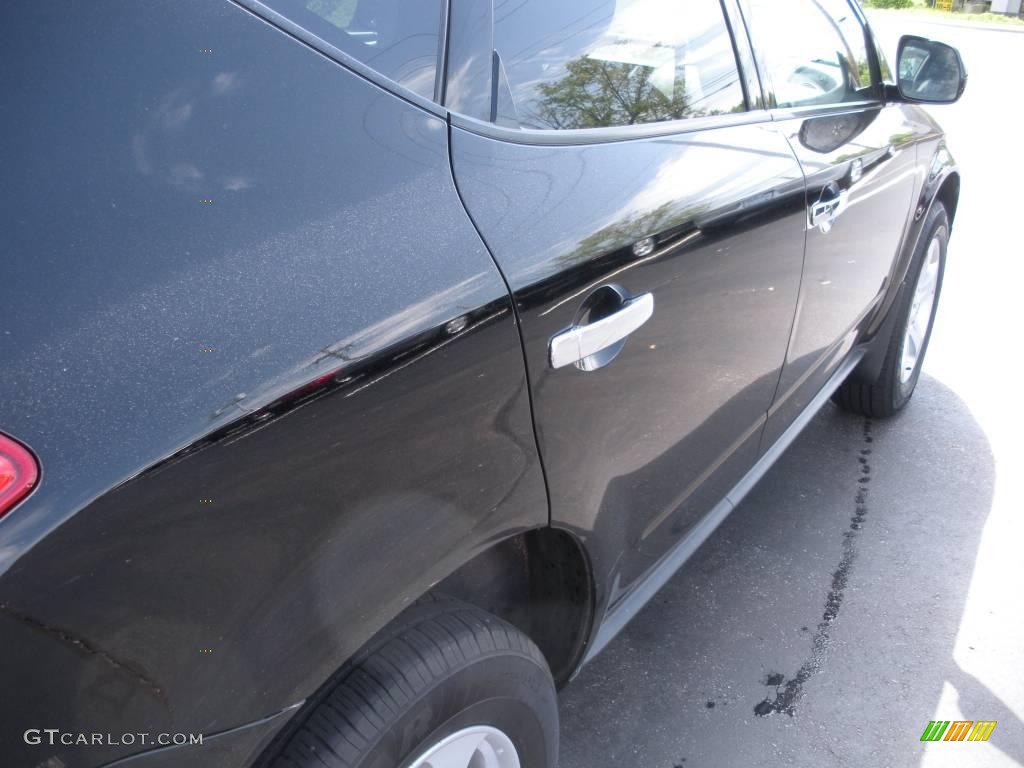 2005 Murano SL AWD - Super Black / Charcoal photo #6