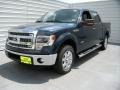 2014 Blue Jeans Ford F150 XLT SuperCrew  photo #7