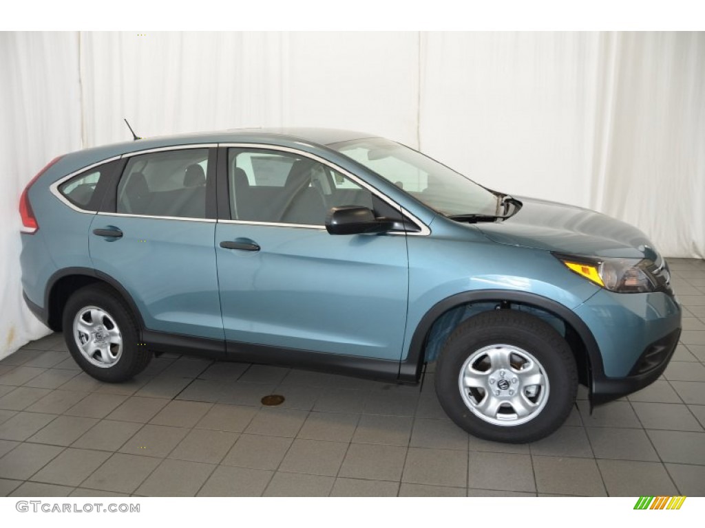 2014 CR-V LX - Mountain Air Metallic / Black photo #4