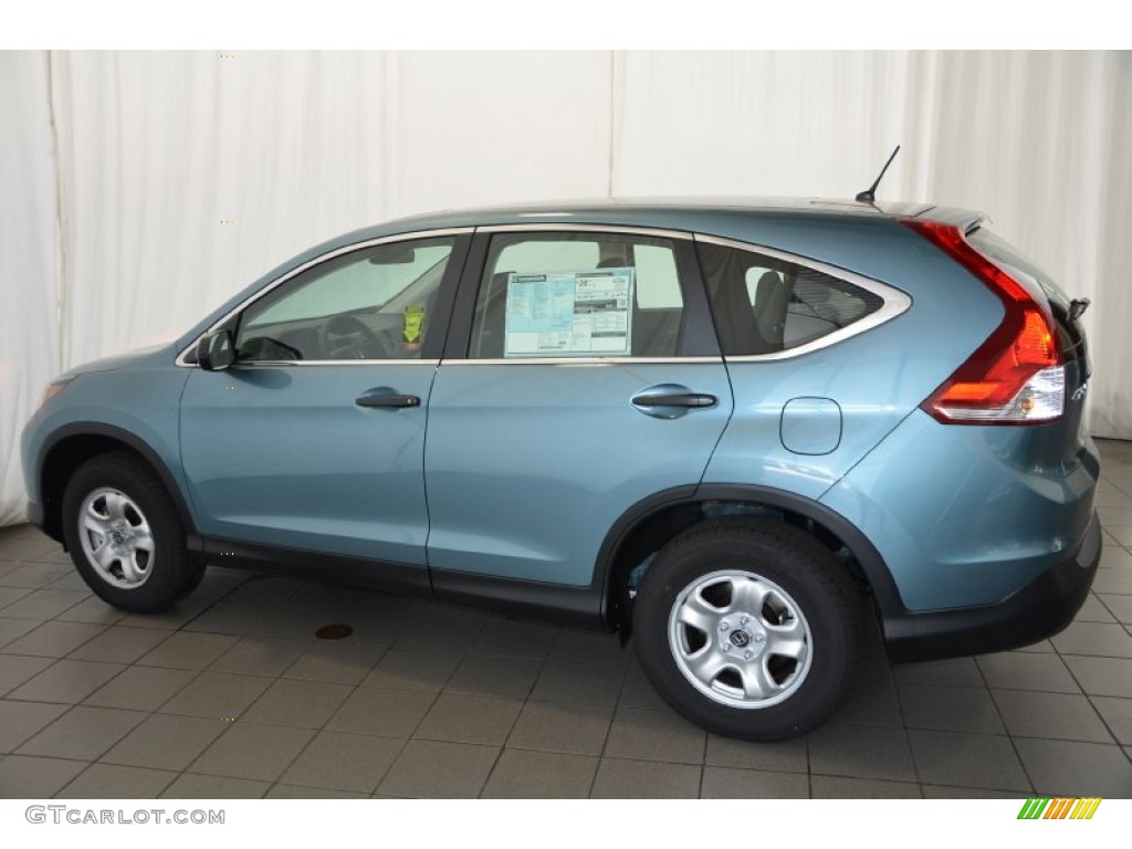 2014 CR-V LX - Mountain Air Metallic / Black photo #9
