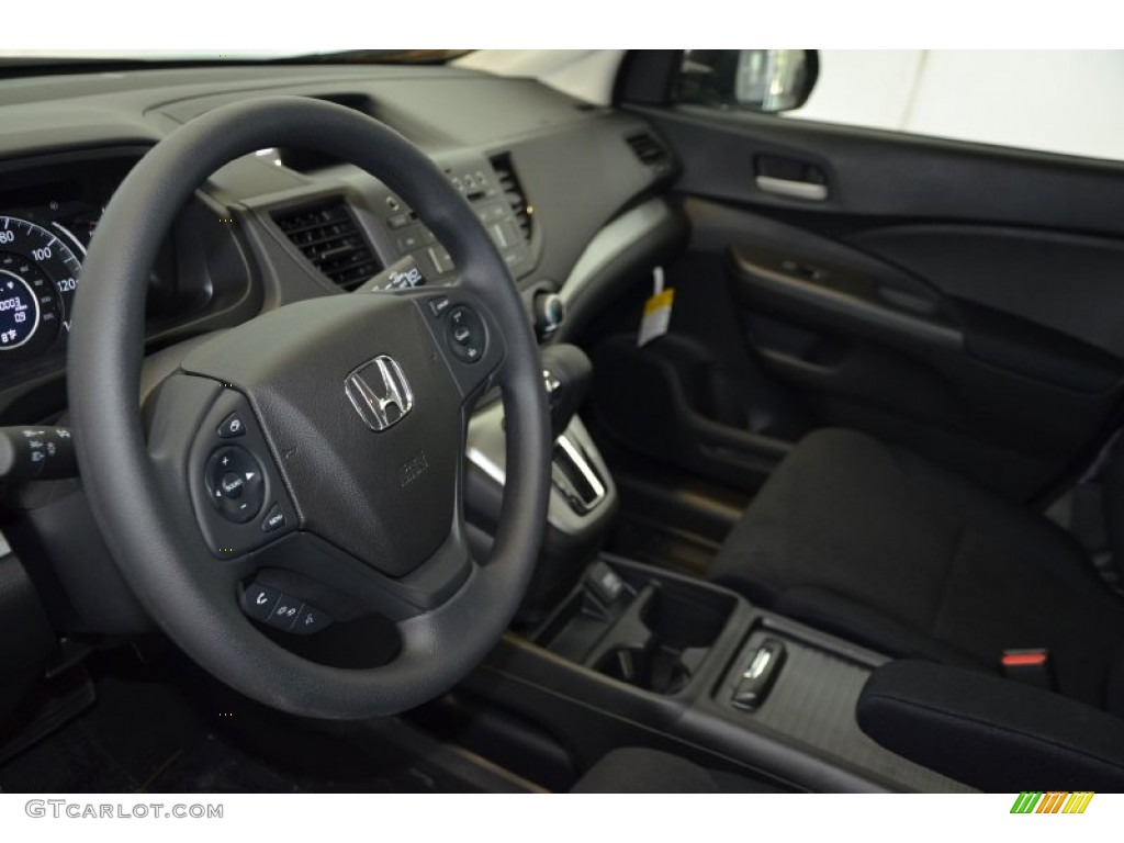 2014 CR-V LX - Mountain Air Metallic / Black photo #11