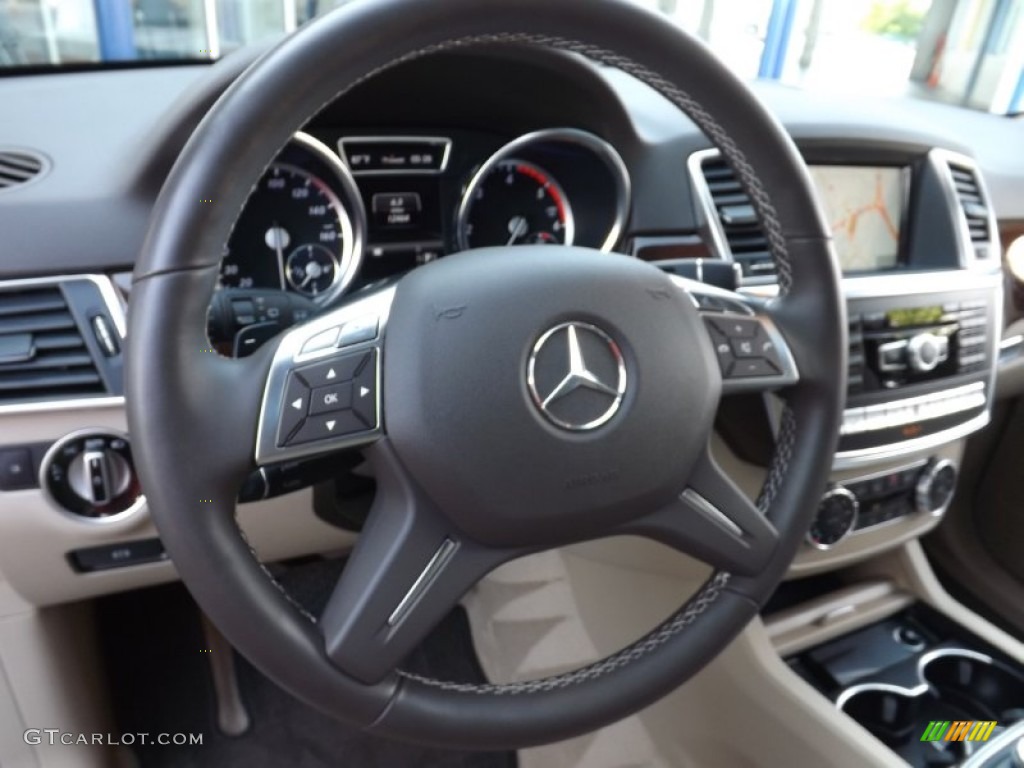 2013 ML 350 BlueTEC 4Matic - Cinnabar Red Metallic / Almond Beige photo #17