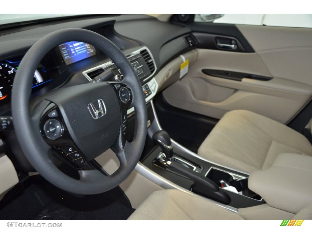 2014 Accord Hybrid Sedan - Alabaster Silver Metallic / Ivory photo #12