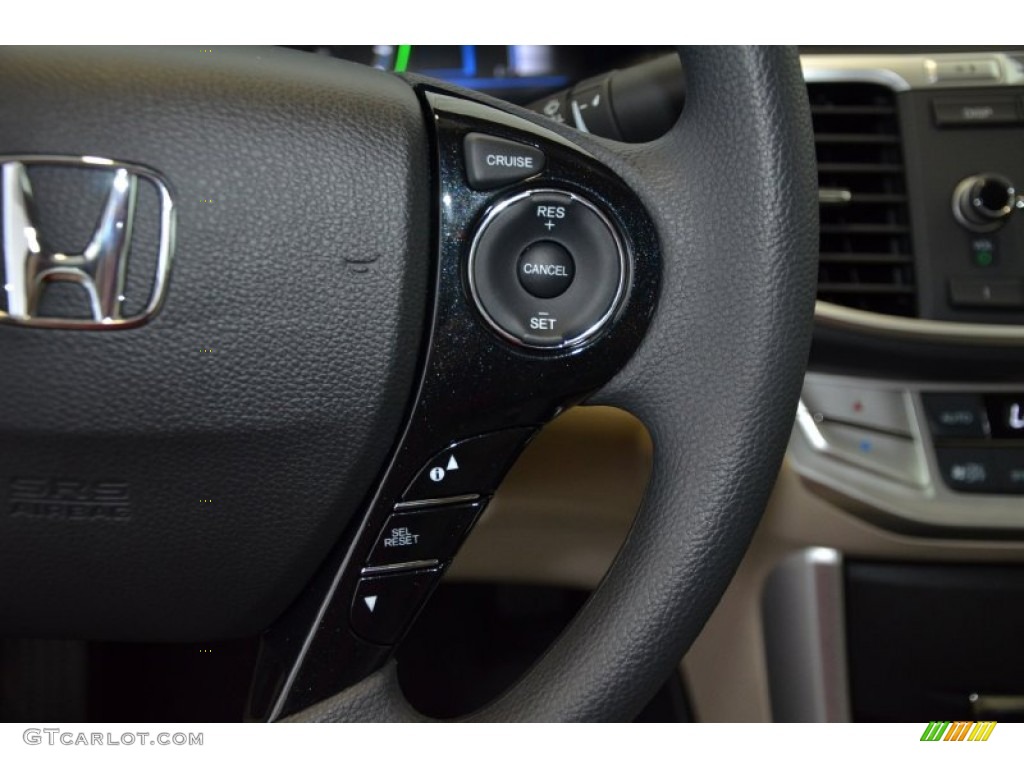 2014 Accord Hybrid Sedan - Alabaster Silver Metallic / Ivory photo #17