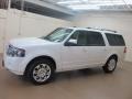 2011 White Platinum Tri-Coat Ford Expedition EL Limited 4x4  photo #2