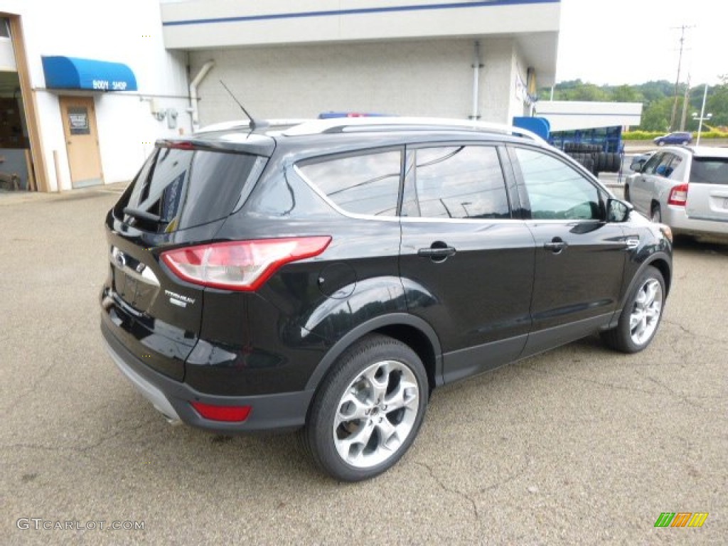 2014 Escape Titanium 2.0L EcoBoost 4WD - Tuxedo Black / Charcoal Black photo #8