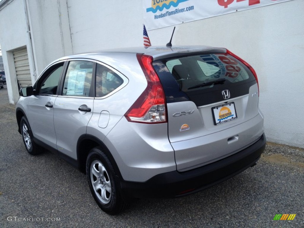 2013 CR-V LX AWD - Alabaster Silver Metallic / Gray photo #7