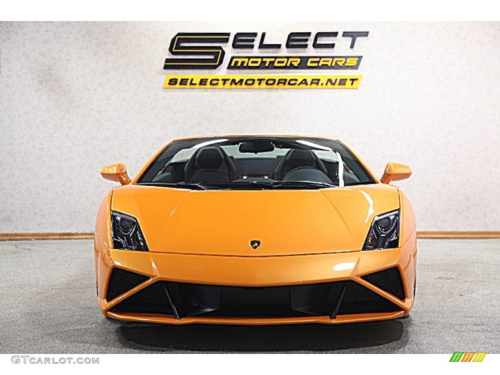 2013 Gallardo LP 560-4 Spyder - Arancio Borealis / Nero Perseus photo #3