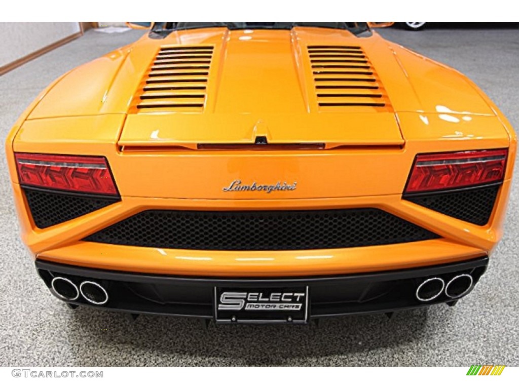 2013 Gallardo LP 560-4 Spyder - Arancio Borealis / Nero Perseus photo #7