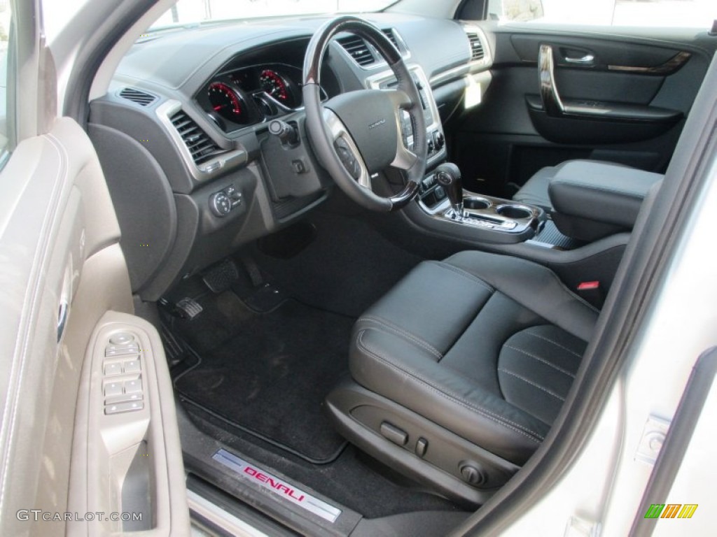 Ebony Interior 2015 GMC Acadia Denali AWD Photo #95915569