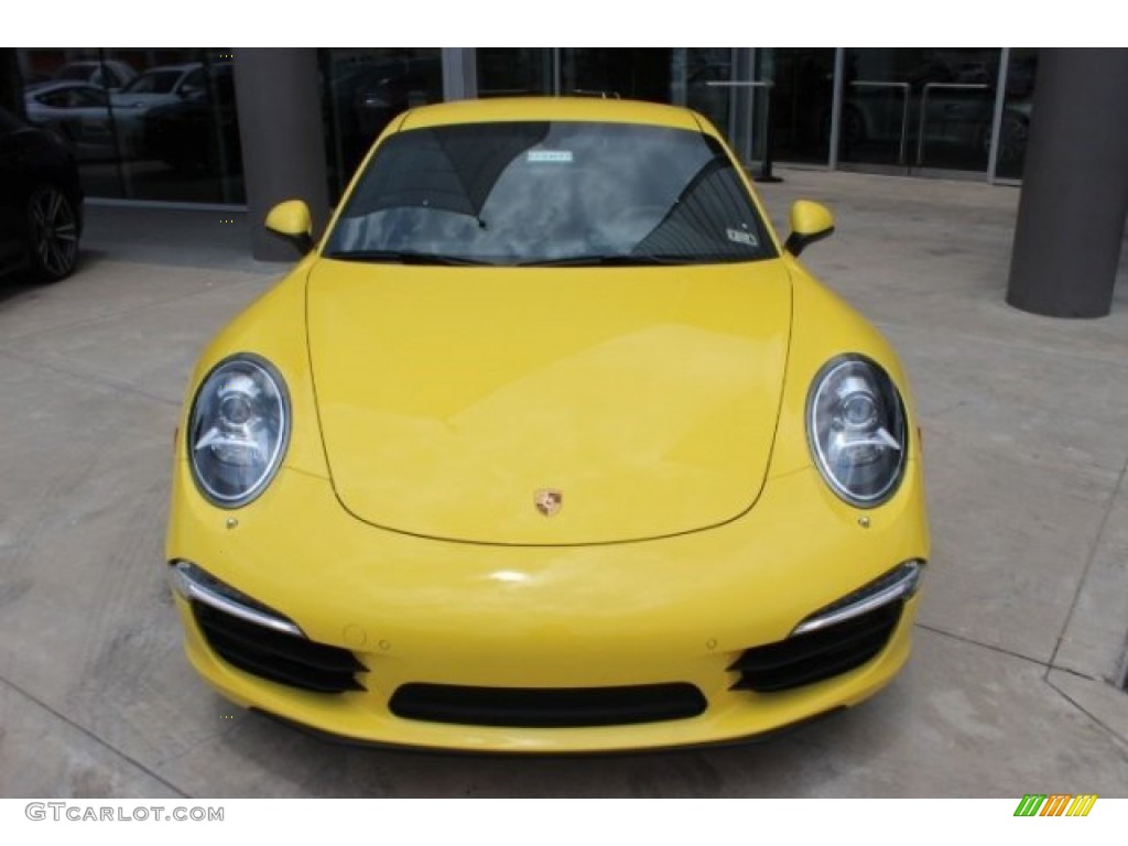 Racing Yellow 2015 Porsche 911 Carrera Coupe Exterior Photo #95921000