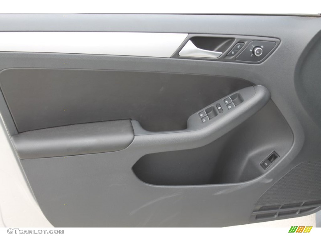 2014 Volkswagen Jetta GLI Titan Black Door Panel Photo #95921632