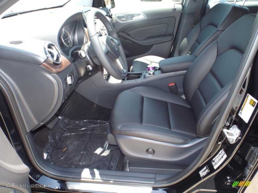 Black Interior 2014 Mercedes-Benz B Electric Drive Photo #95921928